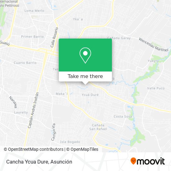 Mapa de Cancha Ycua Dure
