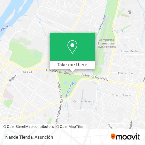 Mapa de Ñande Tienda