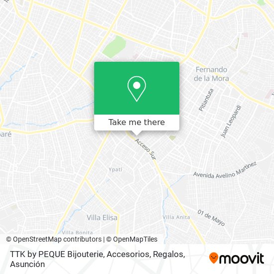 TTK by PEQUE Bijouterie, Accesorios, Regalos map