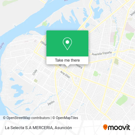 La Selecta S.A MERCERIA map