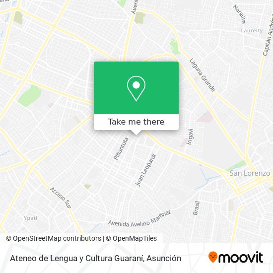 Ateneo de Lengua y Cultura Guaraní map
