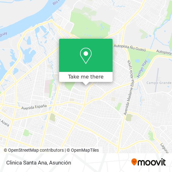 Mapa de Clinica Santa Ana