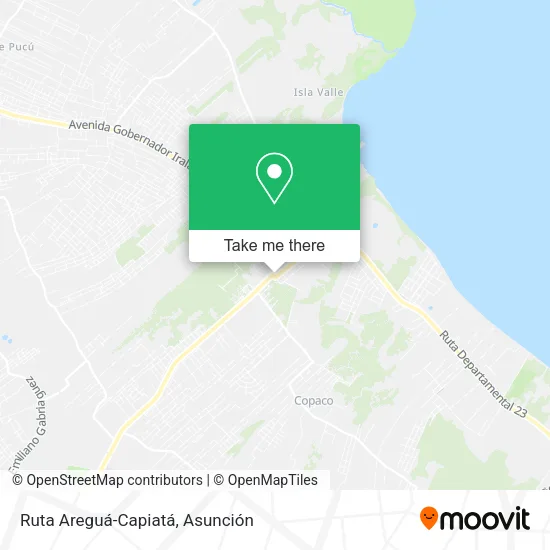 Mapa de Ruta Areguá-Capiatá