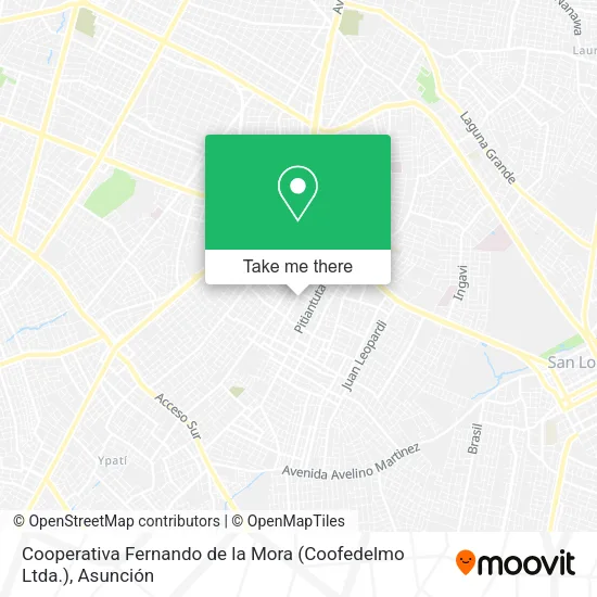 Cooperativa Fernando de la Mora (Coofedelmo Ltda.) map