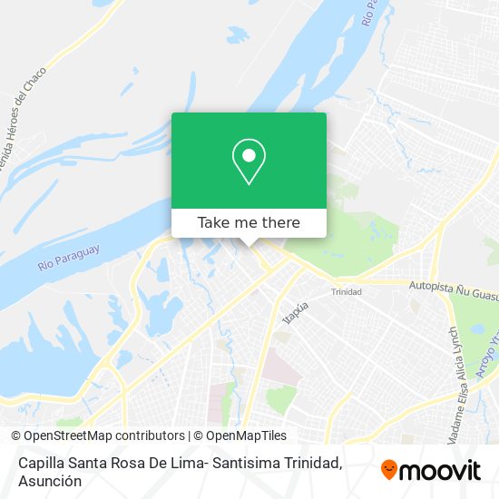 Capilla Santa Rosa De Lima- Santisima Trinidad map