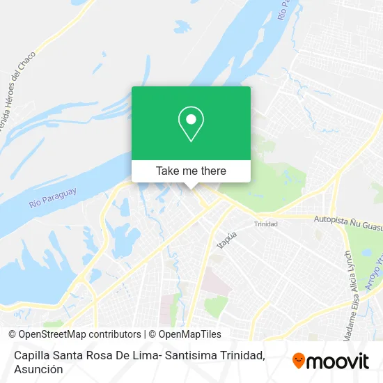 Capilla Santa Rosa De Lima- Santisima Trinidad map