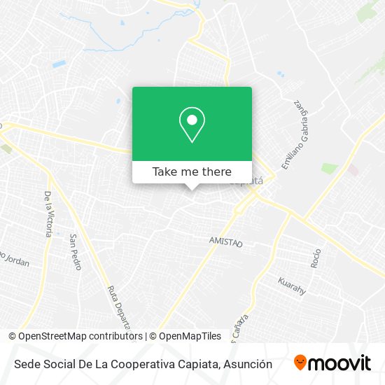 Mapa de Sede Social De La Cooperativa Capiata