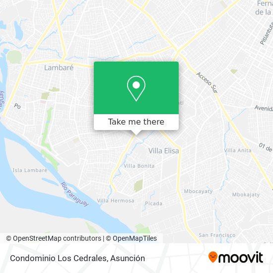 Mapa de Condominio Los Cedrales