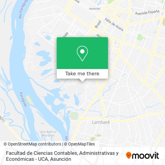 Facultad de Ciencias Contables, Administrativas y Económicas - UCA map