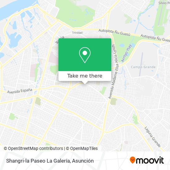 Mapa de Shangri-la Paseo La Galería
