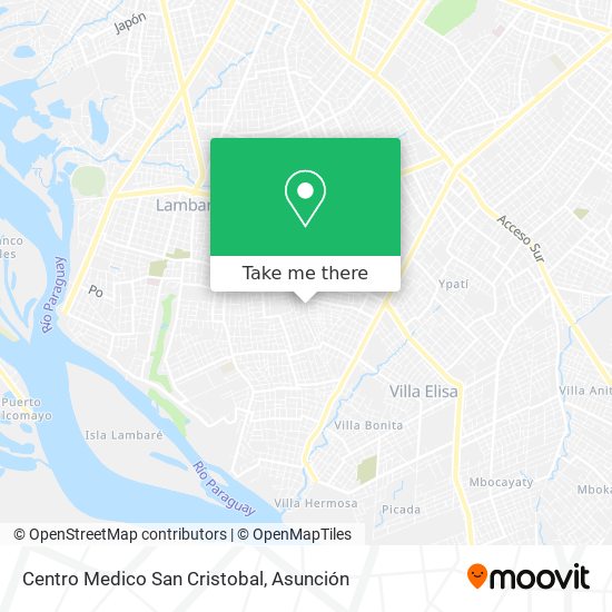 Mapa de Centro Medico San Cristobal