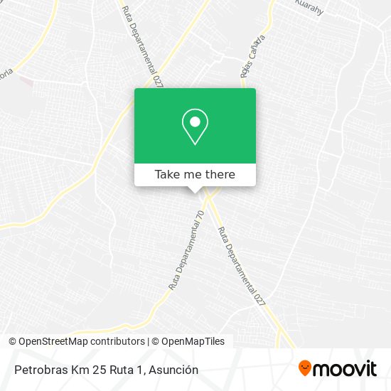 Petrobras Km 25 Ruta 1 map