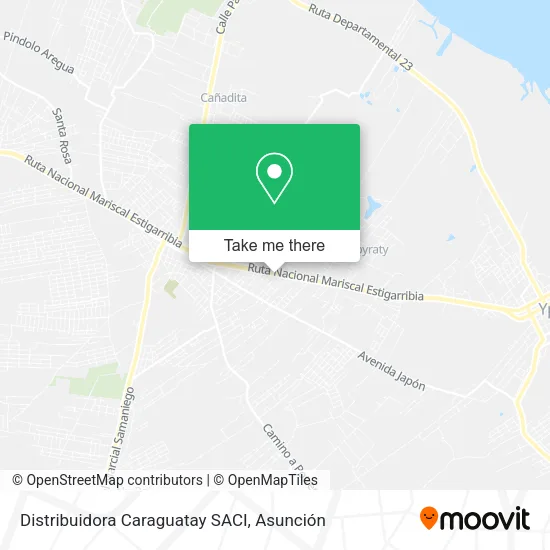 Distribuidora Caraguatay SACI map