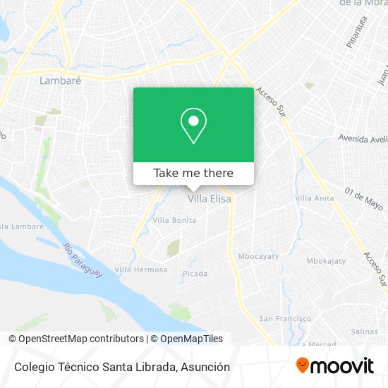 Mapa de Colegio Técnico Santa Librada