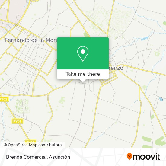 Mapa de Brenda Comercial