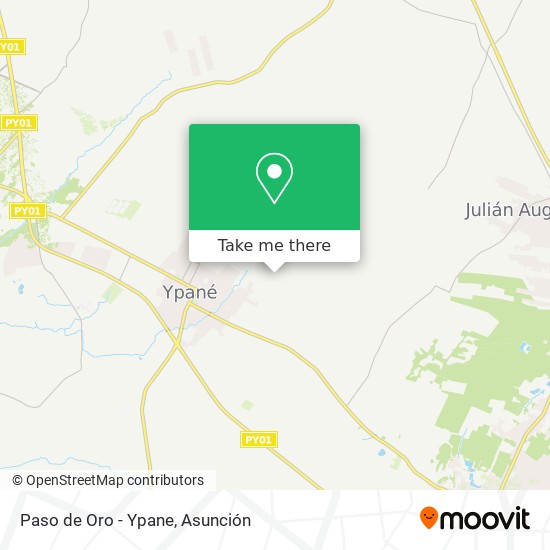 Mapa de Paso de Oro - Ypane