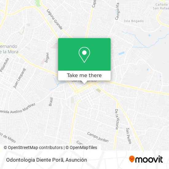 Odontologia Diente Porã map