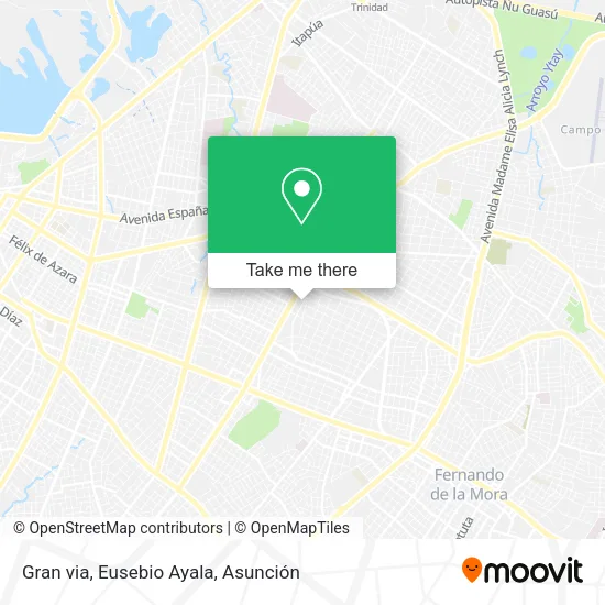 Mapa de Gran via, Eusebio Ayala