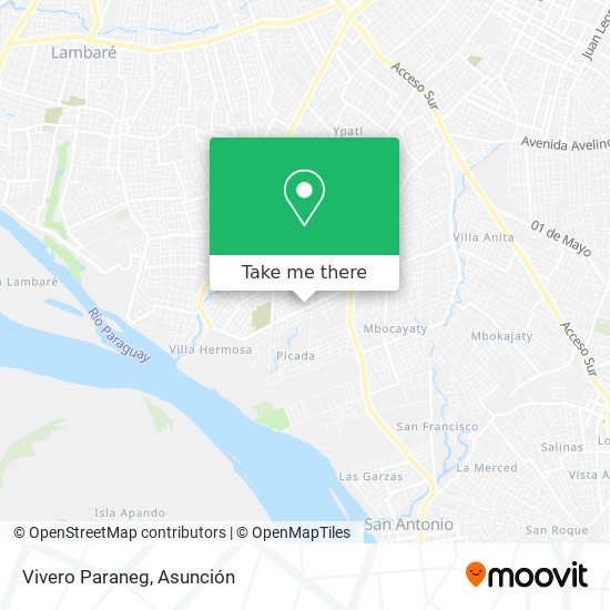 Mapa de Vivero Paraneg
