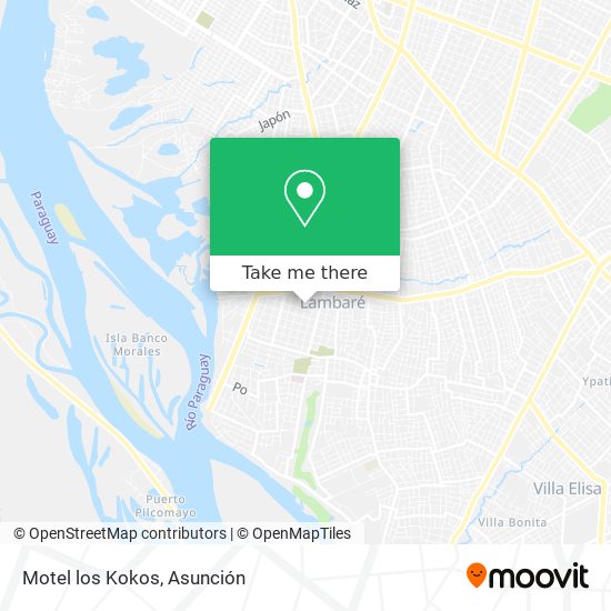 Mapa de Motel los Kokos