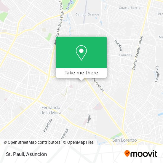 Mapa de St. Pauli
