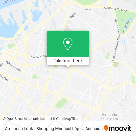 Mapa de American Look - Shopping Mariscal López