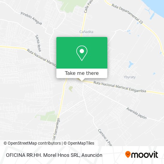Mapa de OFICINA RR.HH. Morel Hnos SRL