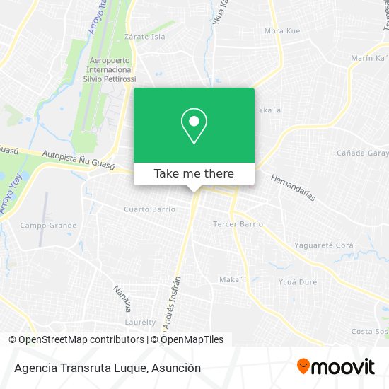 Agencia Transruta Luque map
