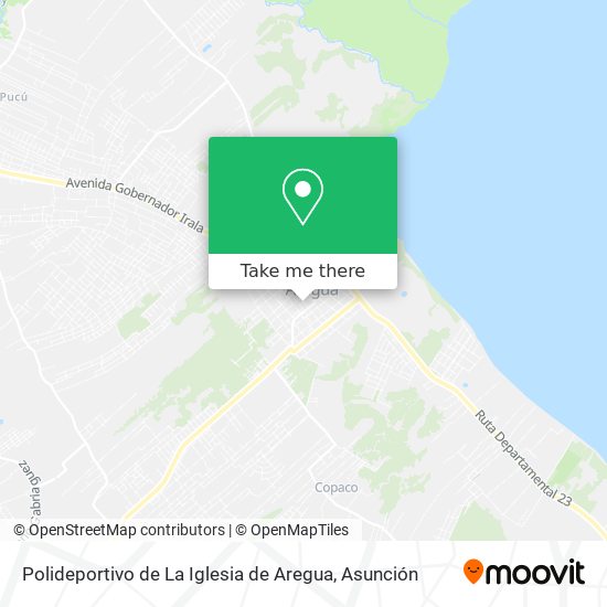 Polideportivo de La Iglesia de Aregua map