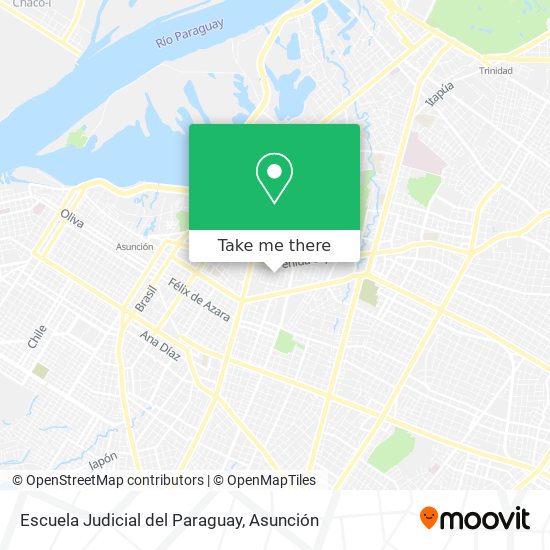 Escuela Judicial del Paraguay map