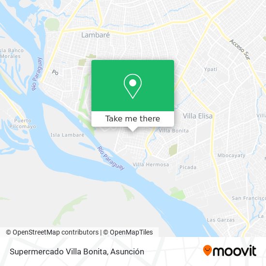 Supermercado Villa Bonita map