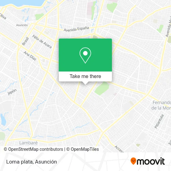 Loma plata map