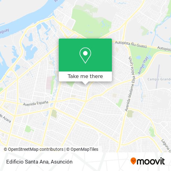 Mapa de Edificio Santa Ana