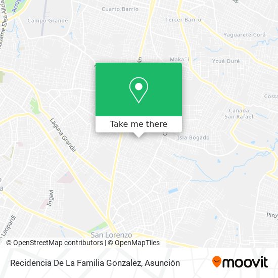 Recidencia De La Familia Gonzalez map