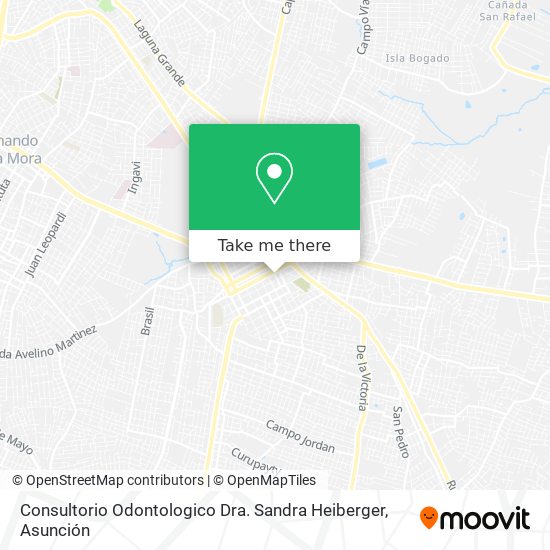 Consultorio Odontologico Dra. Sandra Heiberger map