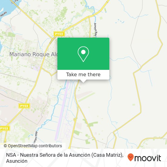 NSA - Nuestra Señora de la Asunción (Casa Matriz) map