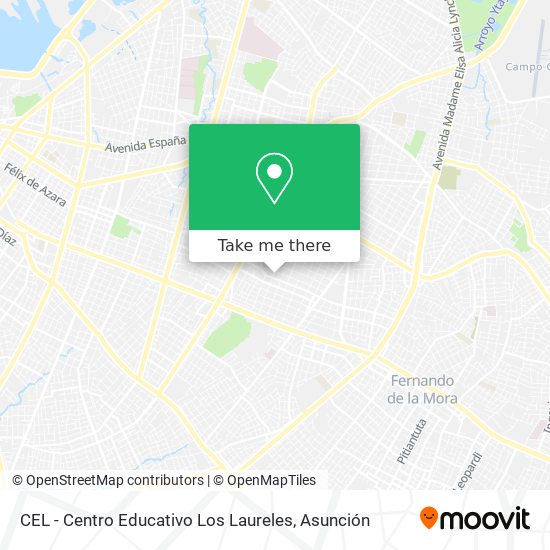 Mapa de CEL - Centro Educativo Los Laureles