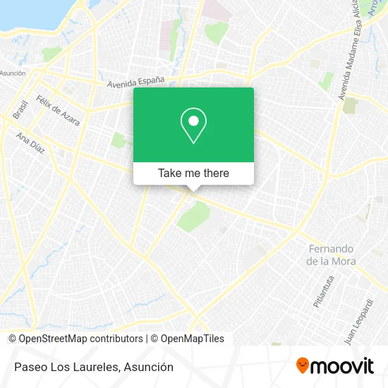 Paseo Los Laureles map