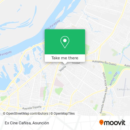 Mapa de Ex Cine Cañisa