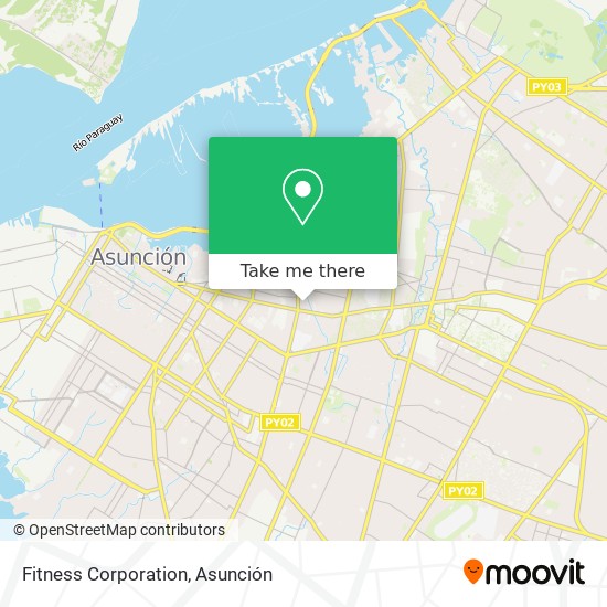 Fitness Corporation map