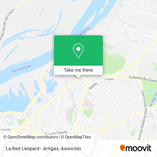 La Red Leopard - Artigas map