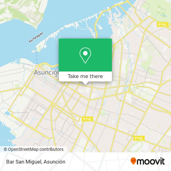 Bar San Miguel map