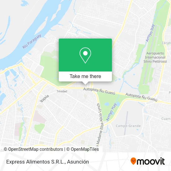 Mapa de Express Alimentos S.R.L.