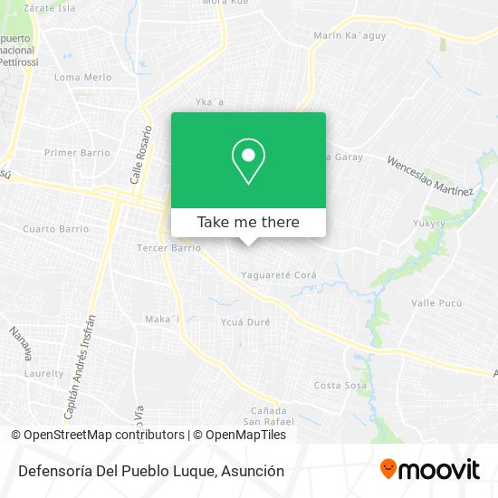 Mapa de Defensoría Del Pueblo Luque