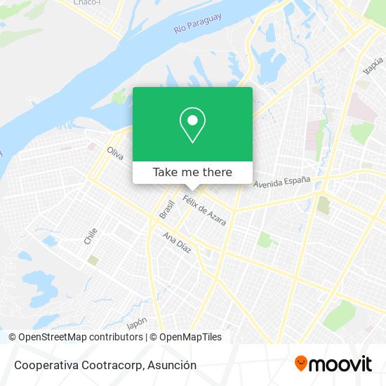 Cooperativa Cootracorp map