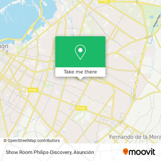 Show Room Philips-Discovery map