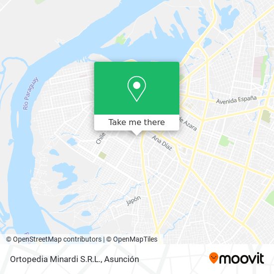Mapa de Ortopedia Minardi S.R.L.
