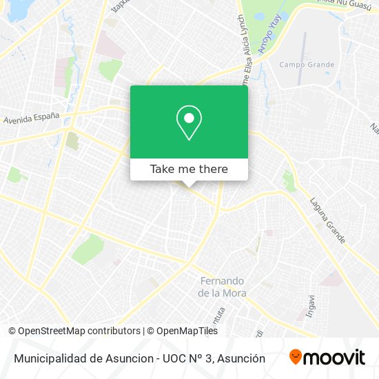 Municipalidad de Asuncion - UOC Nº 3 map