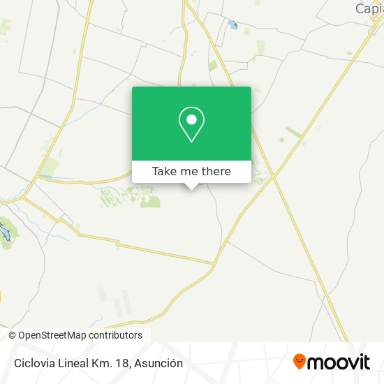 Ciclovia Lineal Km. 18 map