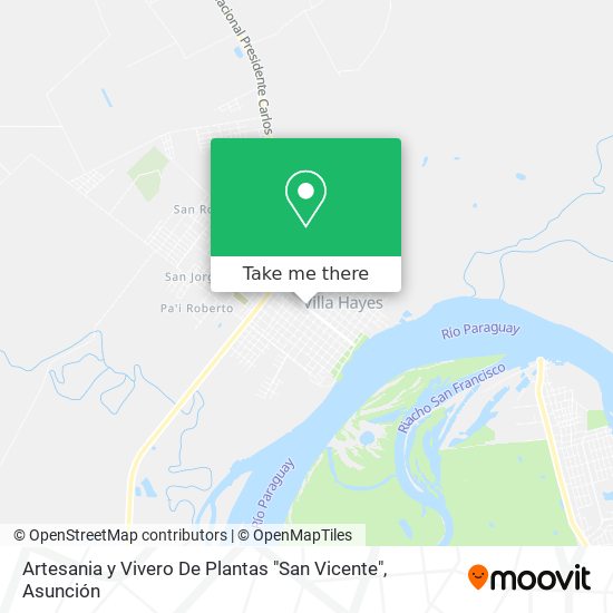 Artesania y Vivero De Plantas "San Vicente" map